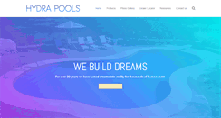 Desktop Screenshot of hydrapools.com